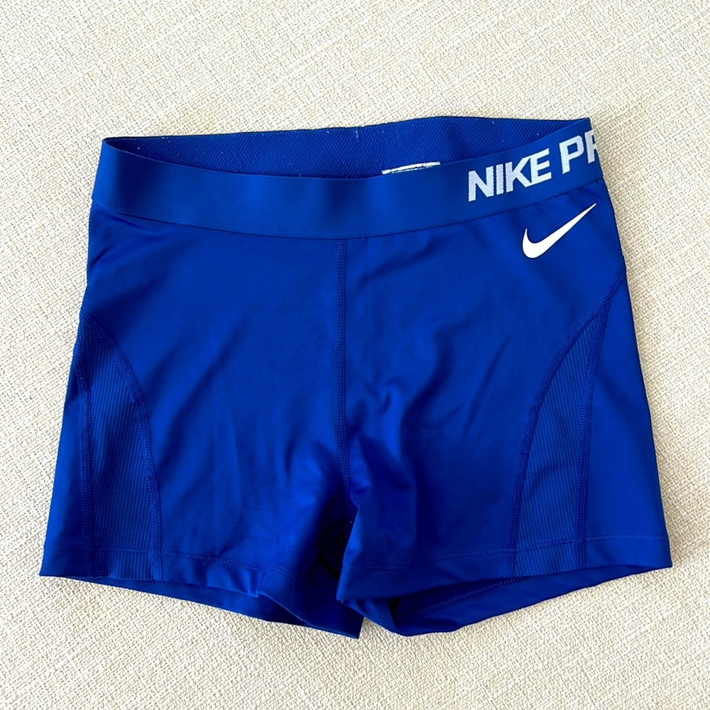 Electric Blue Nike Pro Shorts